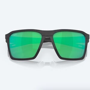 New in Box, Costa del Mar Sunglasses Antille Black Frame with Green 580G Lenses